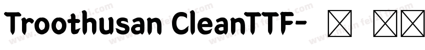 Troothusan CleanTTF字体转换